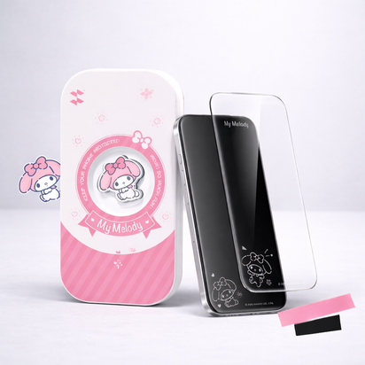 Sanrio Tempered Glass Screen Protector with SmartPull Box