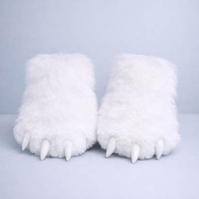 Realistic Furry Paw Gloves