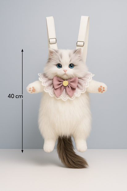 PawsyGram™ CuddleCat Plush Shoulder Bag