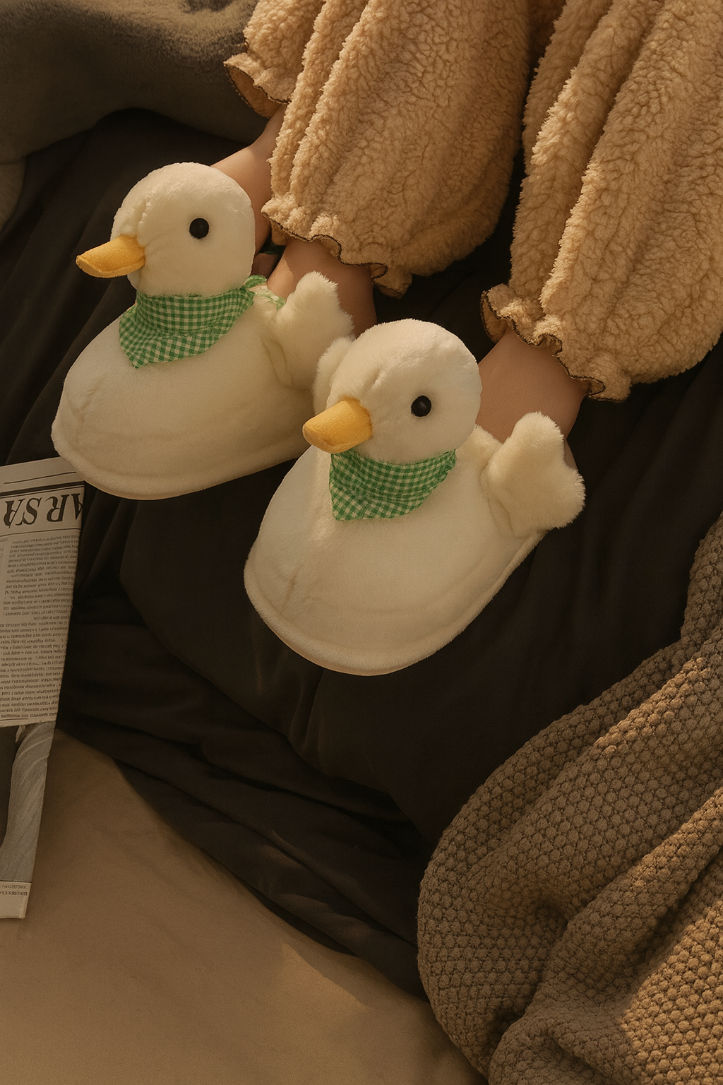 Cozy Flappy Duck Slippers